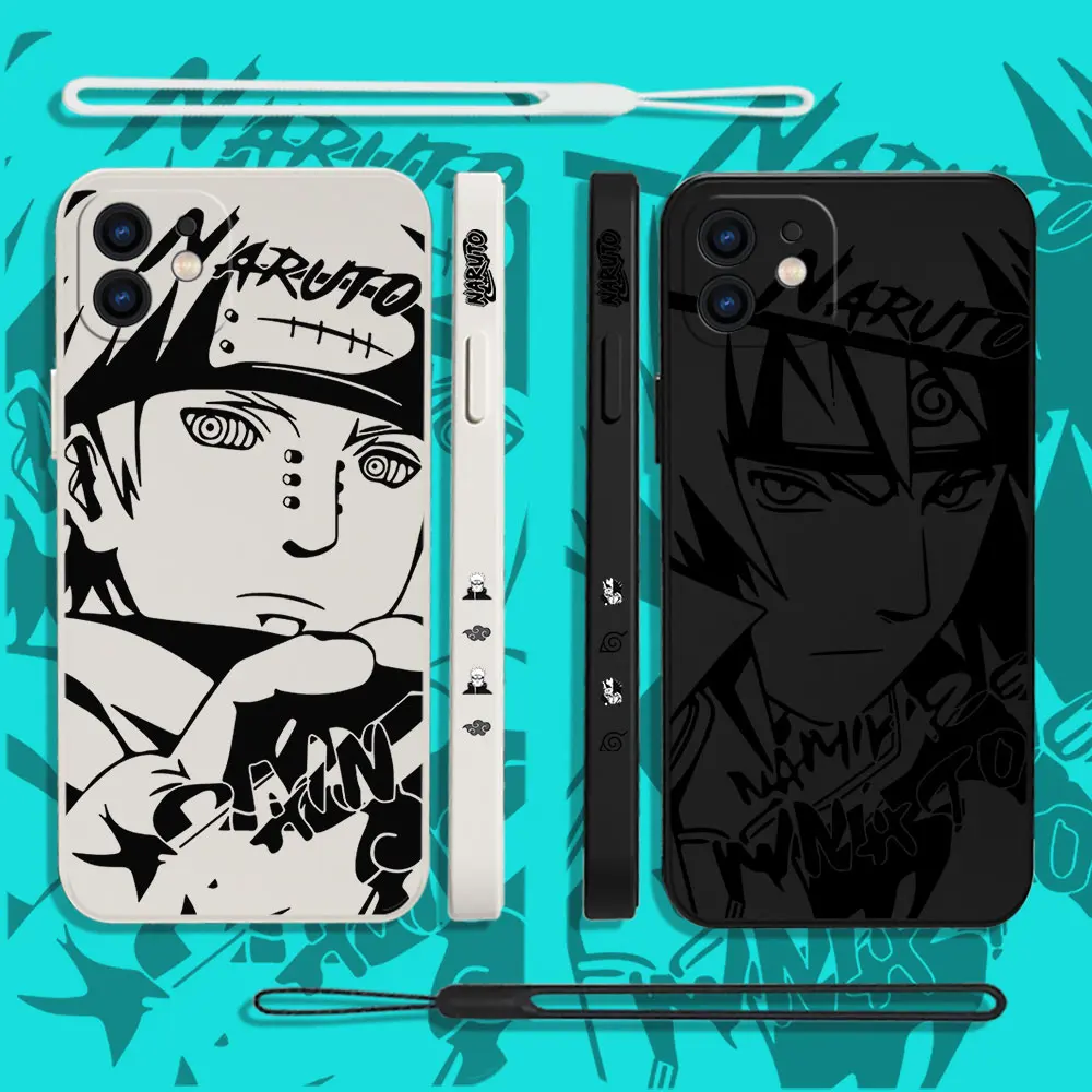 

Naruto Minato Pain Phone Case For Samsung A81 A53 A50 A12 A22S A52 A52S A51 A72 A71 A32 A22 A20 A30 A21S A11 4G 5G With Lanyard