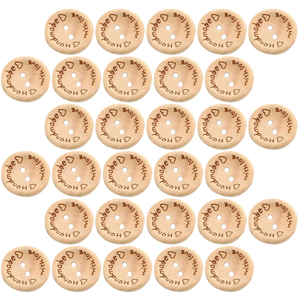 

2 Packs Buttons for Sewing with Love Buttons 2 Holes Buttons