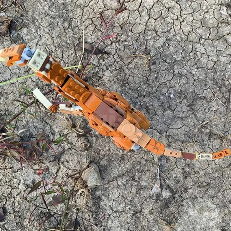 Популярная модель животного MOC Building 1: 32 восстанавливающие модели динозавров