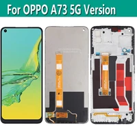 6 5 lcd display touch screen digitizer assembly for oppo a73 5g cph2161 display replacement parts