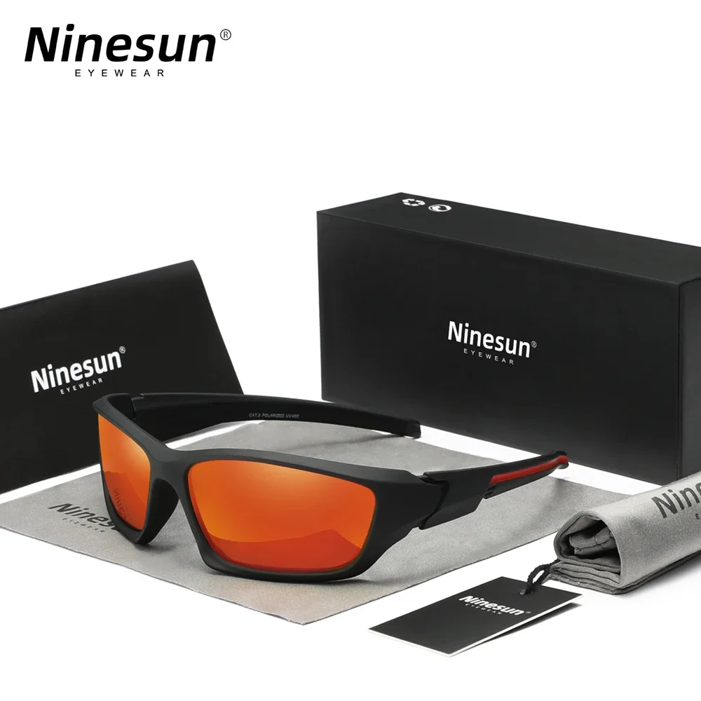 Солнцезащитные очки Ninesun мужские зеркальные ночное видение брендовые