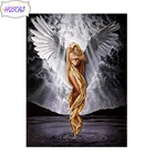 Новая алмазная живопись, абстрактный Ангел 5D, алмазная живопись сделай сам, полная выкладка, вышивка крестиком, подарок, домашний декор, подарок, смола