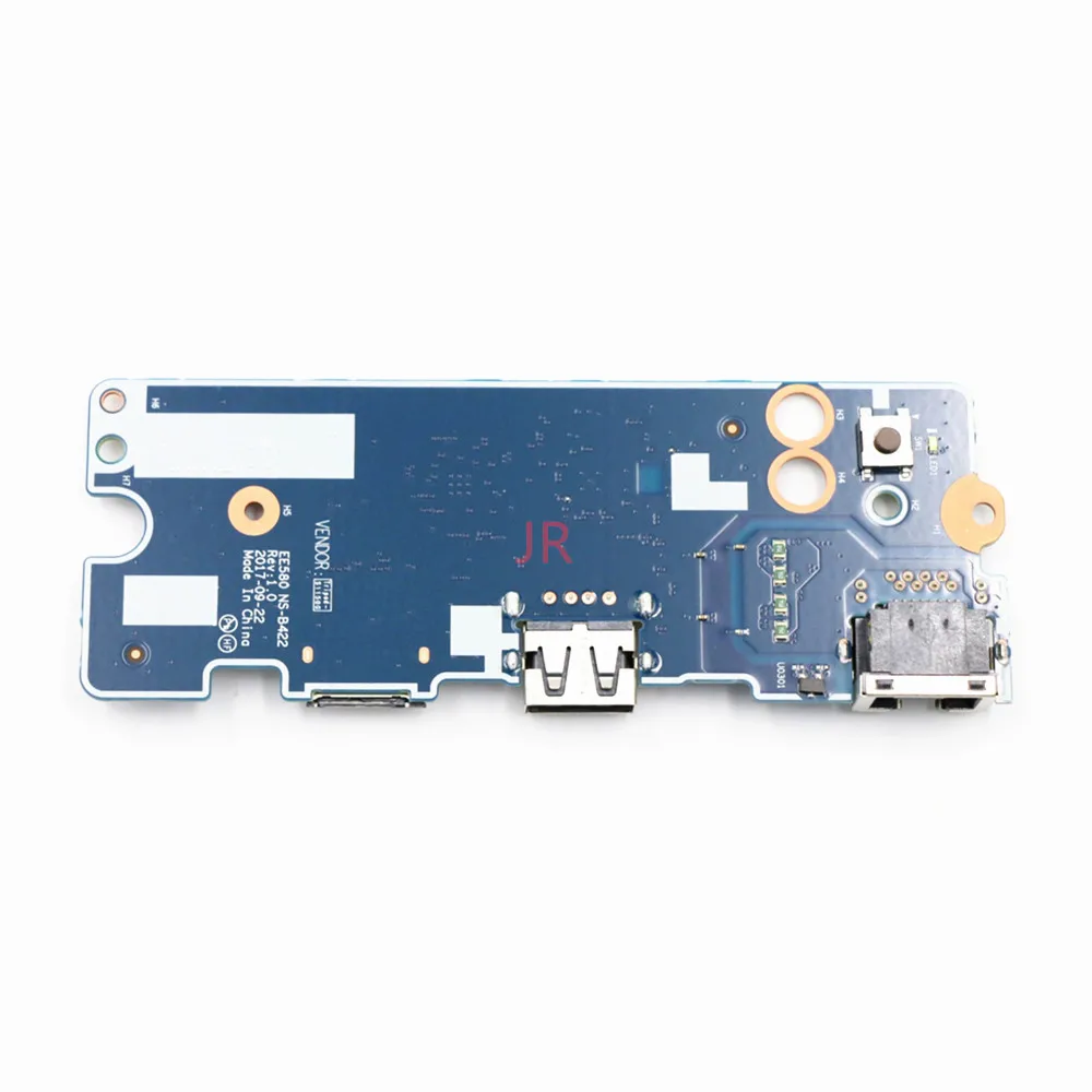 NS-B422 для Lenovo ThinkPad E580 E585 кнопка включения питания плата ввода-вывода USB-плата