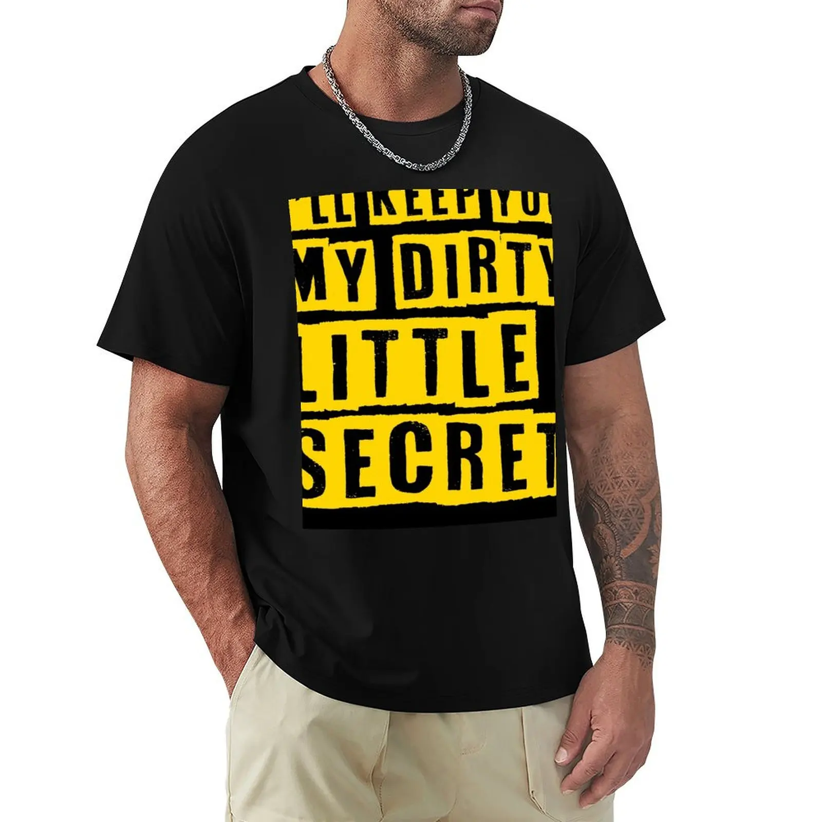 Фото Футболка Dirty Little Secret, хлопковая рубашка с короткими рукавами для активного спорта №1