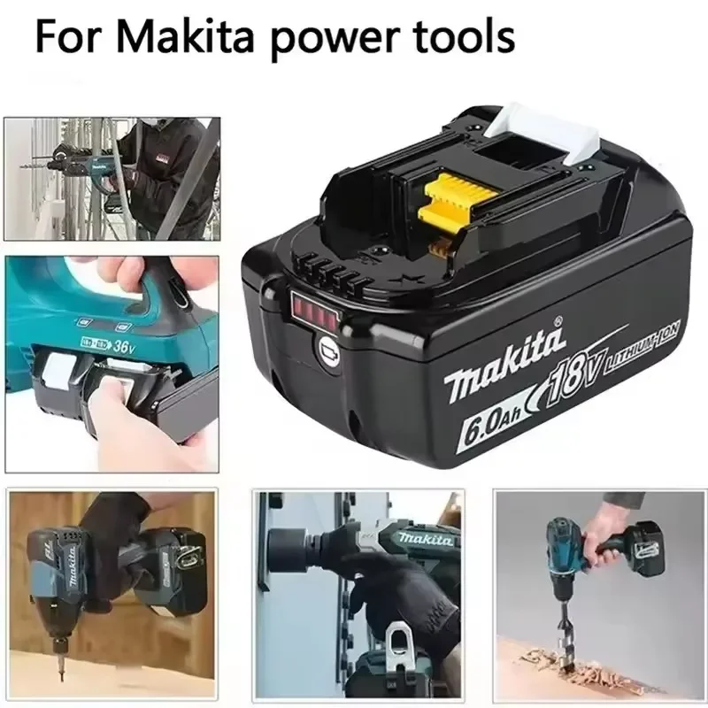 Литий-ионный аккумулятор 18650 подходит для электроинструмента Makita BL1860 BL1830 LXT400