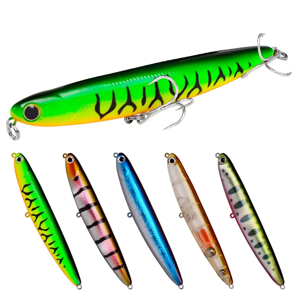 

1pcs Pencil Lure Fishing Bait 11cm 13g Artificial Hard Lures Minnow Baits Floating Topwater Surface Fishing Tackle