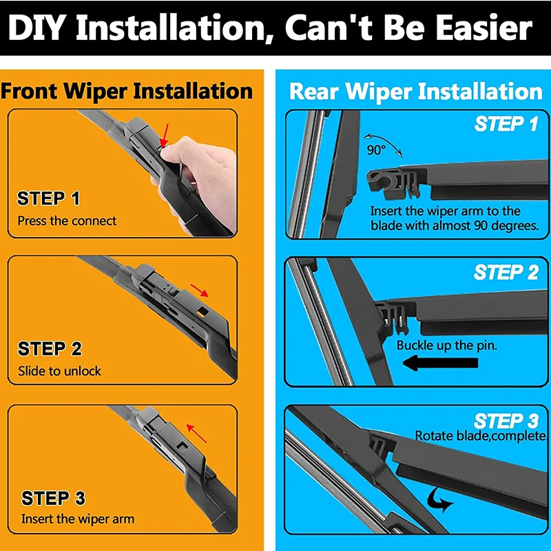 Щетки стеклоочистителя переднего и заднего стекла для Mazda CX-5 CX5 CX 5 KF MK2 2017 2018 2019 2020