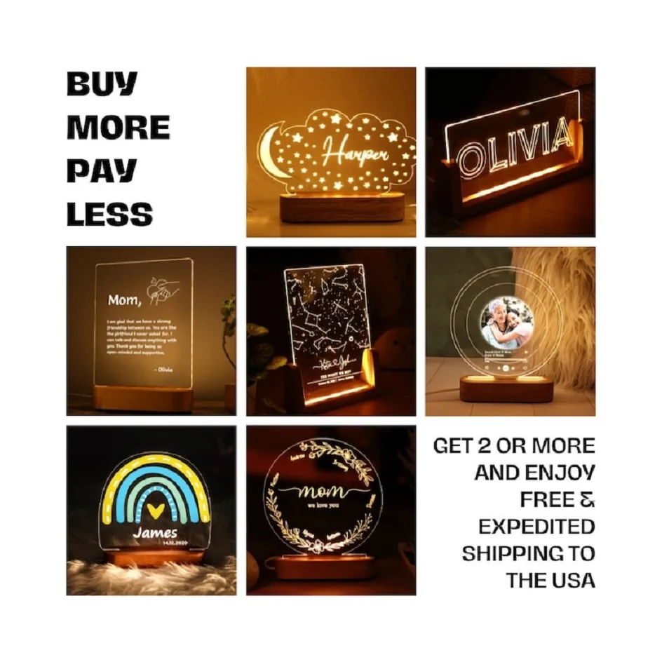 Персонализированная табличка Spotify Song с фотографией подарок на день рождения