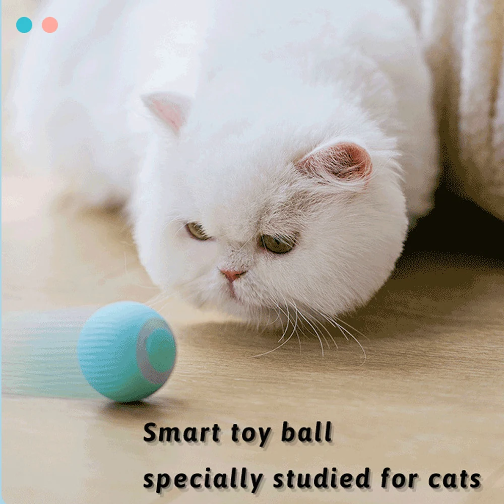

Smart Cat Toys Electric Cat Ball Automatic Rolling Ball Cat Interactive Toys Pets Toy For Cats Indoor Playing Cat accessories