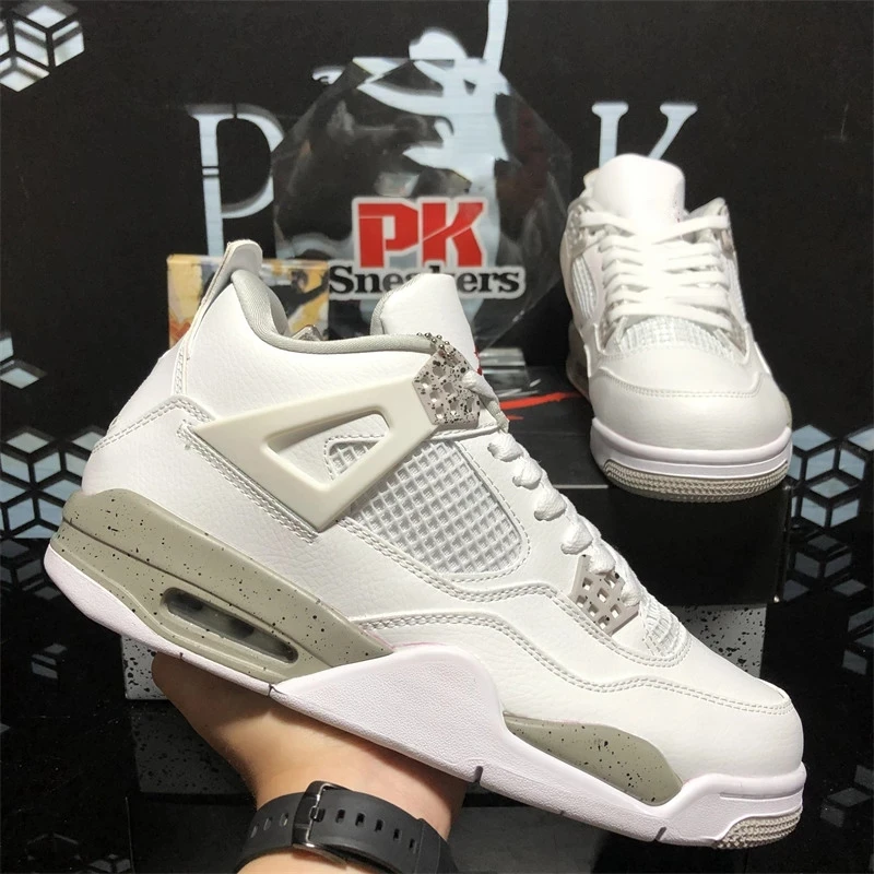 

High Quality Men Women Basketball Shoes Black cat 4s Oreo Male Outdoor Casual Sneakers Breathable Sports Running Shoes