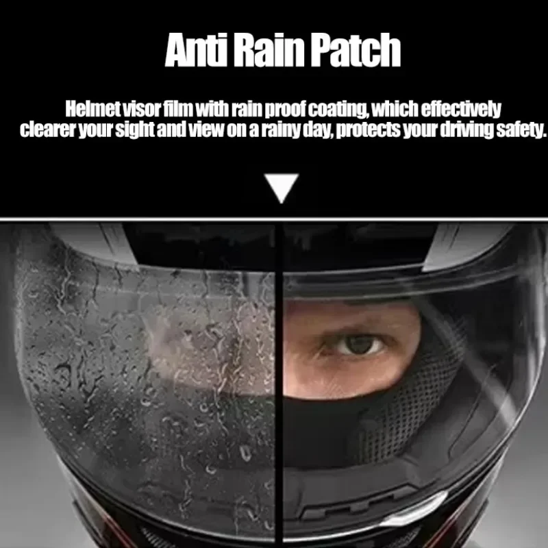Непромокаемая пленка для шлема универсальная защита езды электромобиля