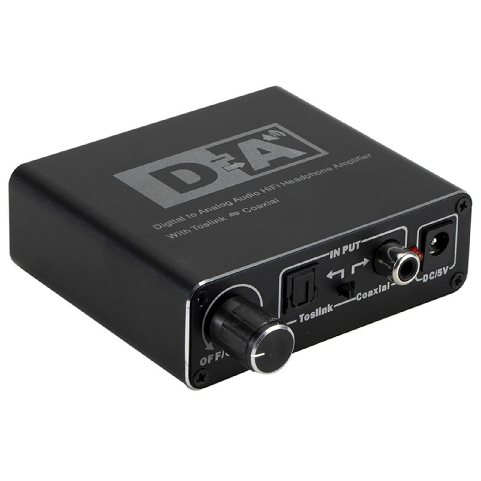

Digital to Analog Converter 5 1 Channel Audio Separation 3 5mm Headphone with Adjustment
