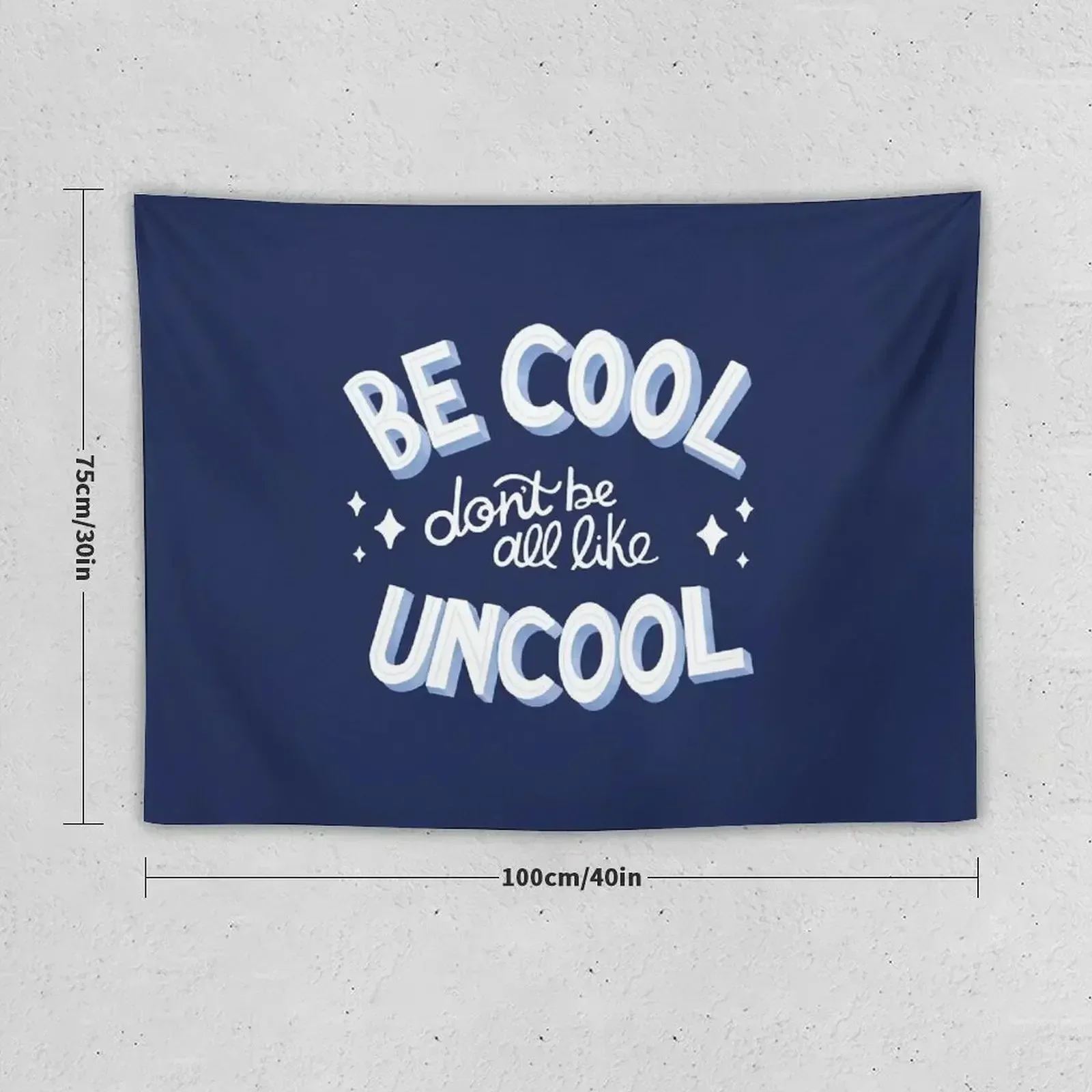 Be Cool Don't All Like Uncool RHONY Гобелен Корейский декор комнаты Подвесные настенные обои