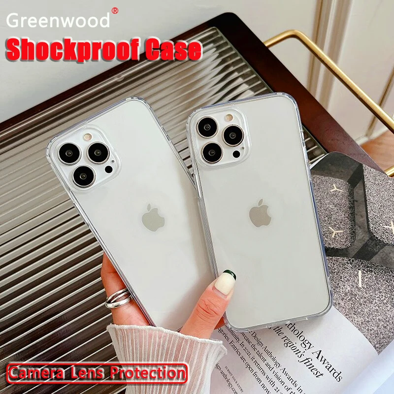 

30D Clear Case Lens Glass For iPhone 14 13 12 11 Pro XS Max Soft TPU Silicone Case iPhone 12 Mini XR XR 7 8 Plus 14Pro Back Cove