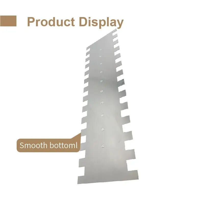 40 см стандартный шпатель из нержавеющей стали с квадратным вырезом для плитки