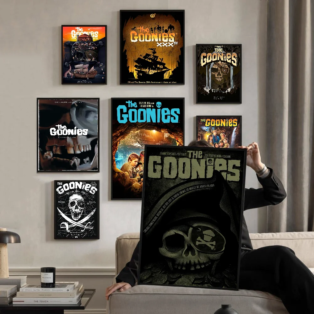Самоклеящийся художественный постер The Goonies ретро наклейка из крафт-бумаги