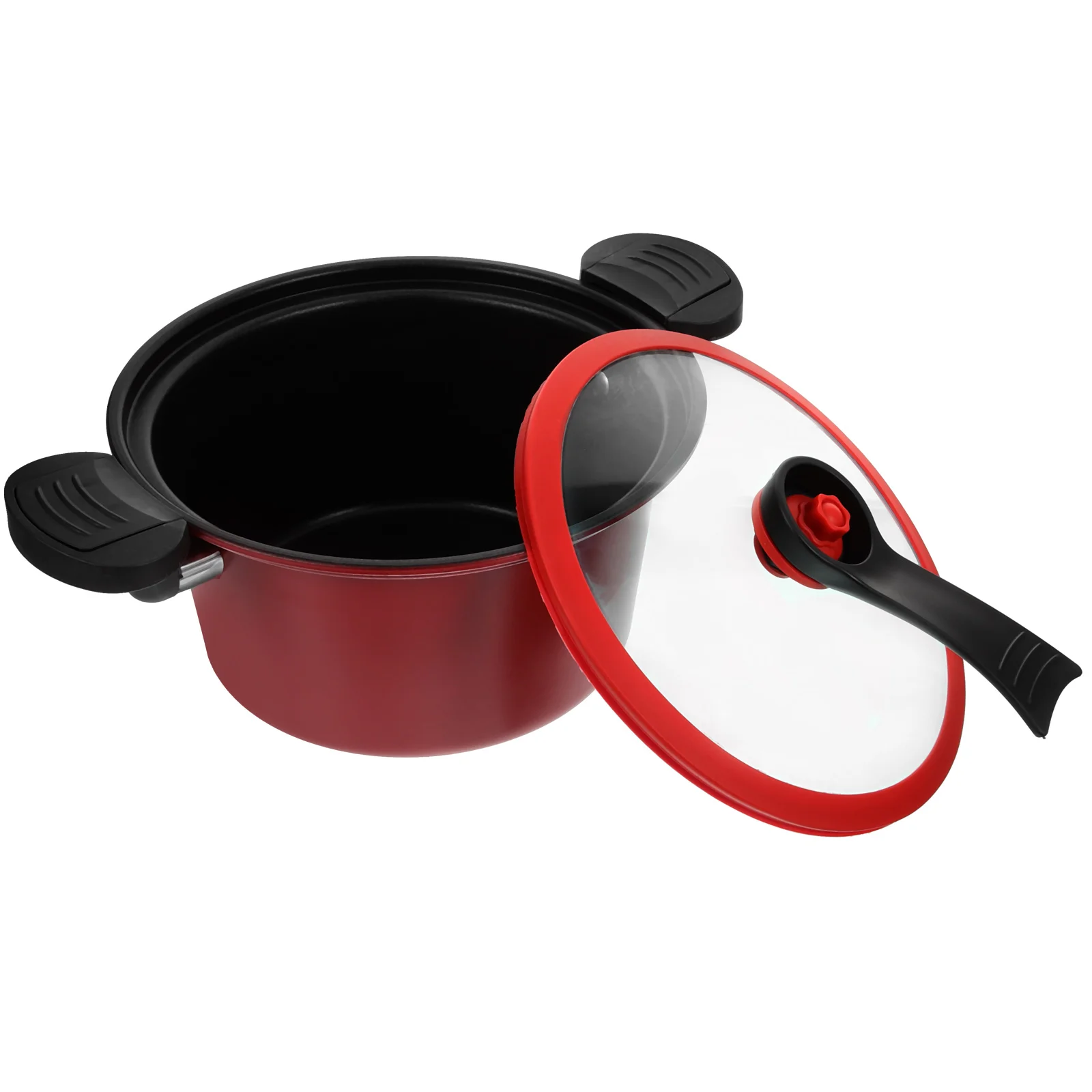 

Micro Pressure Cooker Nonstick Steamer Pot Cooking Utensils Low Portable Kitchenware Stainless Steel Cookware