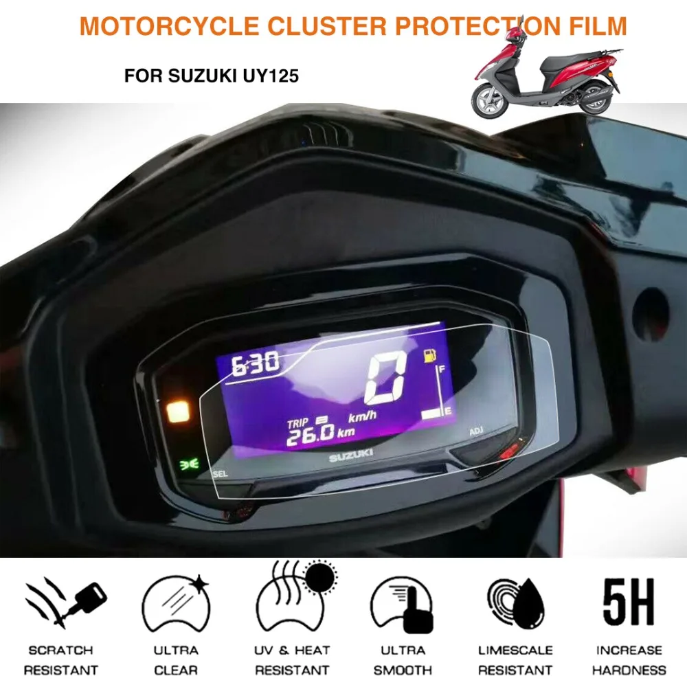 Фото Защитная пленка для мотоцикла, защитная пленка для экрана Suzuki GSXR 150 UY125 UY 125 Swing GSX 125 GIXXER 155 GIXXER 155 №3