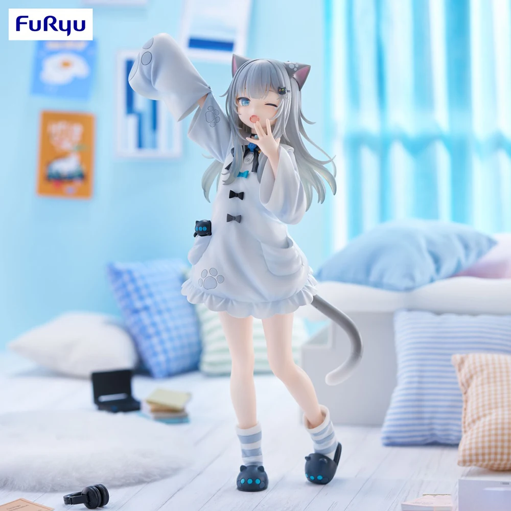 Фото 100% оригинал в наличии FuRyu Trio-Try-iT фигурка Nachoneko Channel Hennyano Nachoneko аниме фигурка модель украшение подарок на день рождения №3