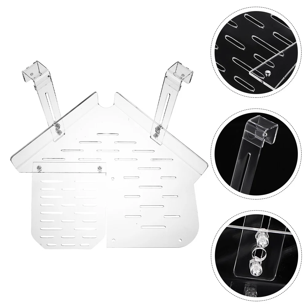 

Turtle Platform Tortoise Basking Reptile Resting Ramp Terrace Acrylic Hanging Habitat Dock Aquarium Tank Area Climbing