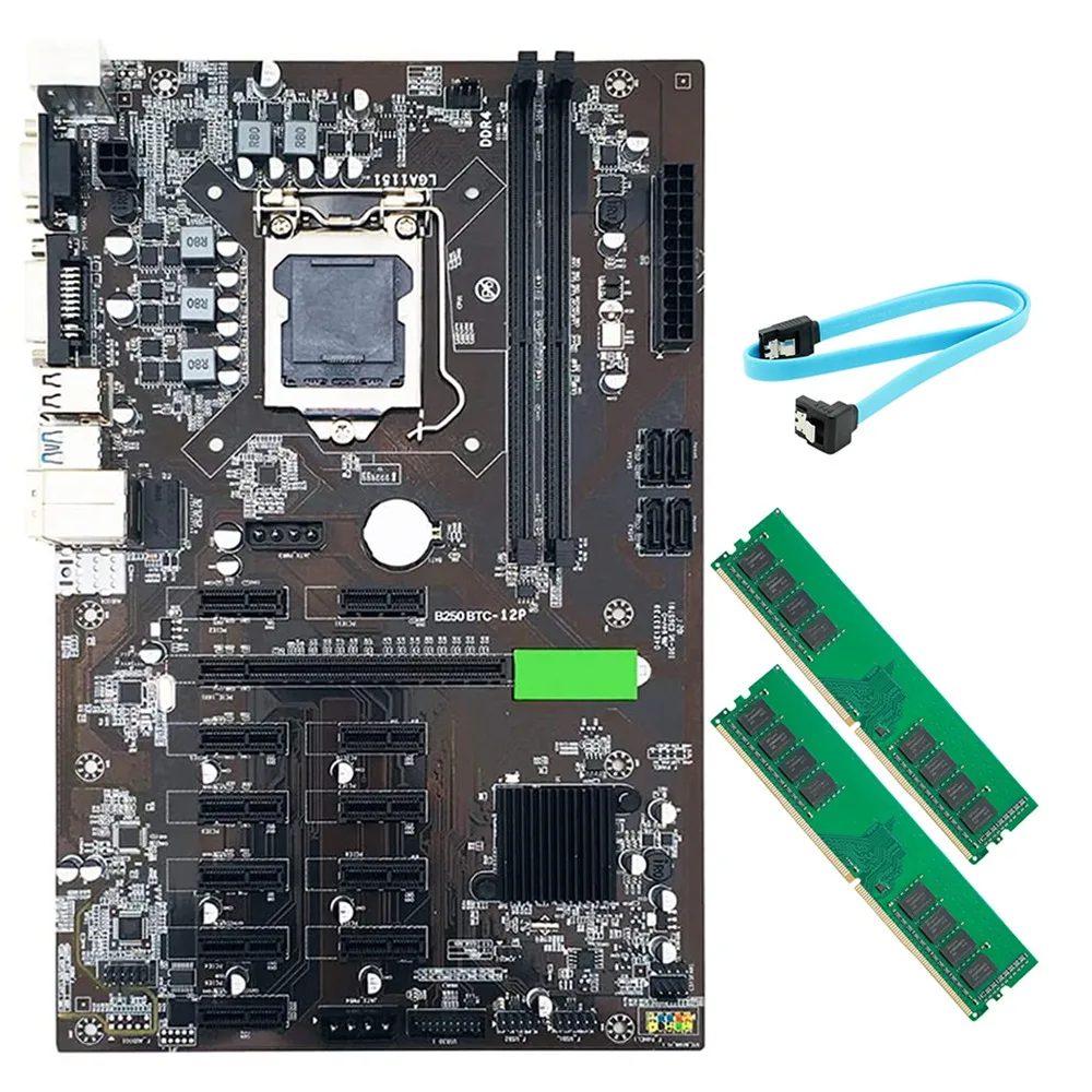 Комплект материнской платы B250 BTC для майнинга комбинированный комплект LGA 1151 SATA3.0