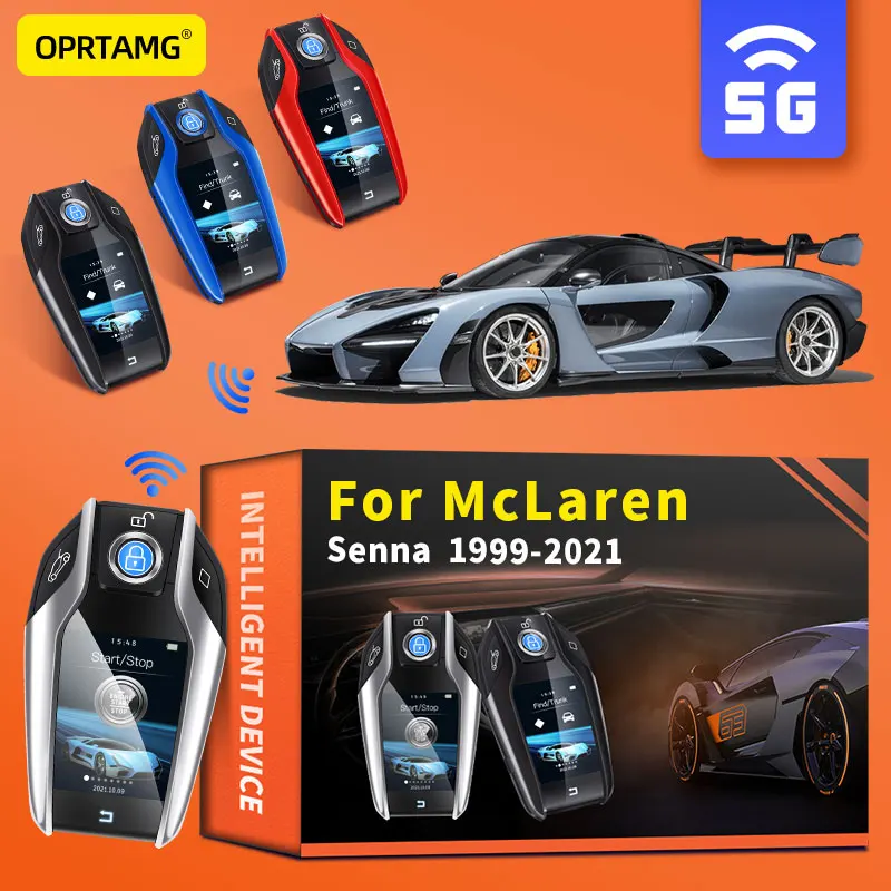 

Брелок для ключей, с ЖК-дисплеем, для автомобилей McLaren Senna 1999-2021