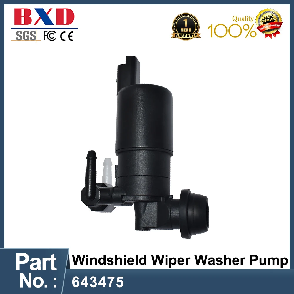 

643475 Windshield Washer Pump For CITROEN C3,C4,C5/PEUGEOT 207,307,308/RENAULT Laguna,Megane 643470,9641553980,7700428386