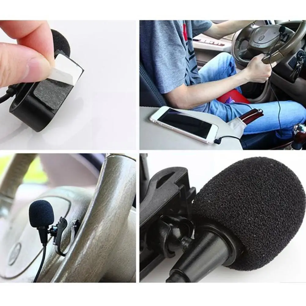 

Car Audio Microphone 2.5mm Clip Jack Plug Mic Stereo Mini Wired External Microphone For Car Radios Auto Dvd Radio P8c2
