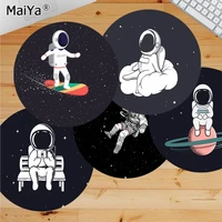 maiya space astronaut planet anti slip round cabinet gaming laptop office notbook mouse pad mouse mat writing desk mats