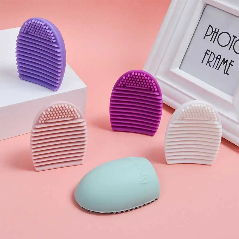 2 силиконовые косметические кисти чистящие прокладки средства