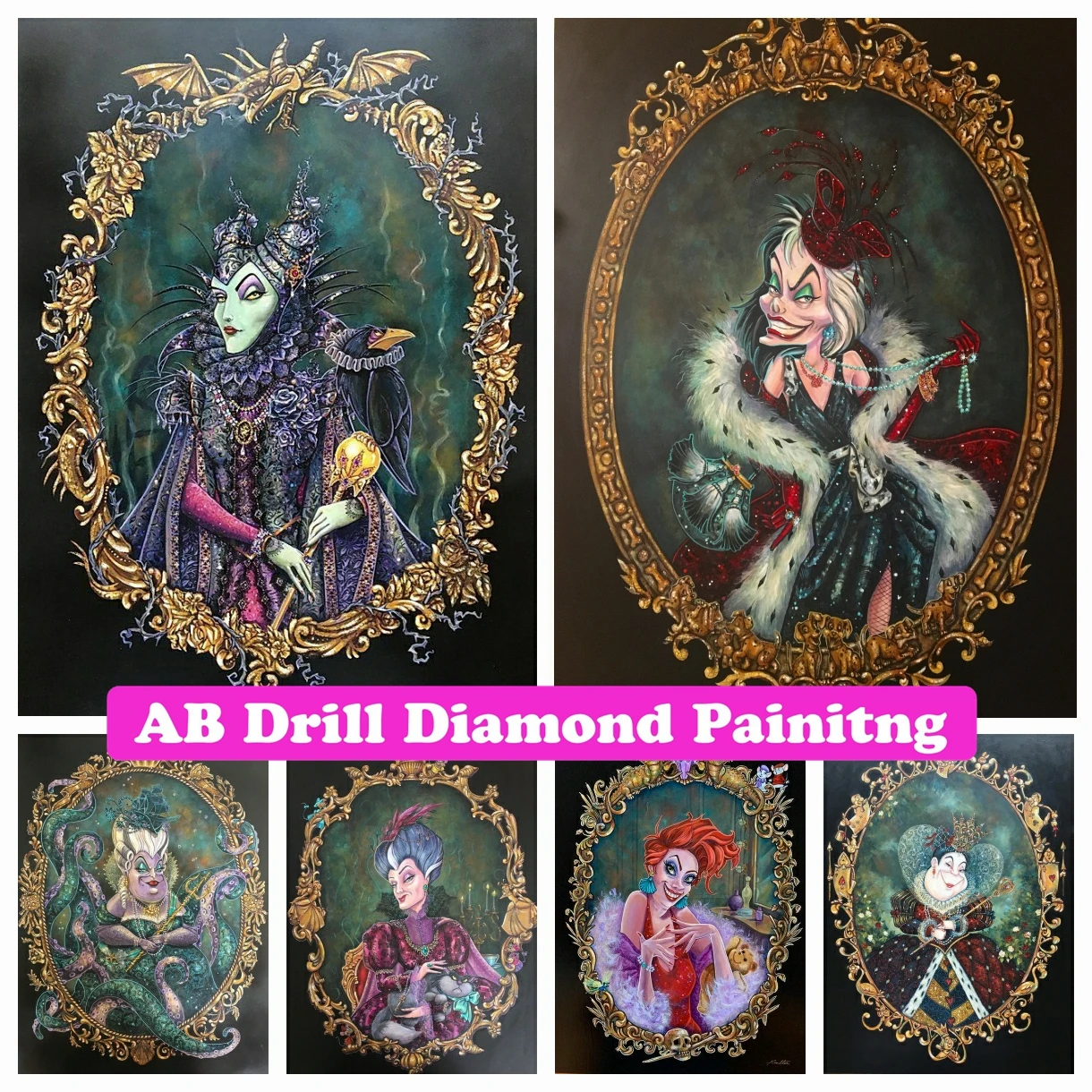 

Набор для алмазной вышивки «Королева злодеев»