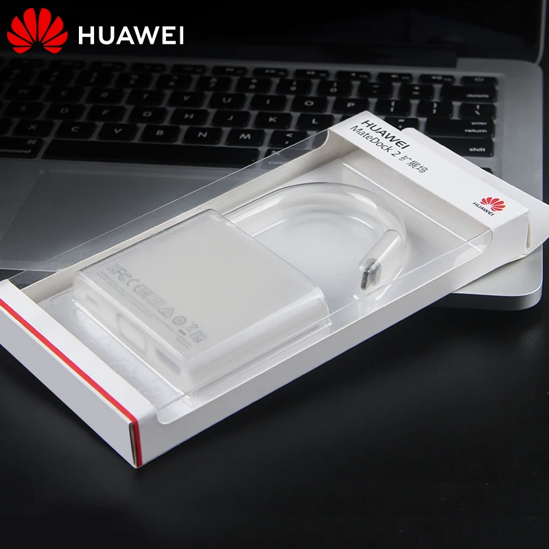 

Original HUAWEI MateDock 2 AD11 Docking Station Apply to MateBook D X Pro E Type-C Converter Adapter