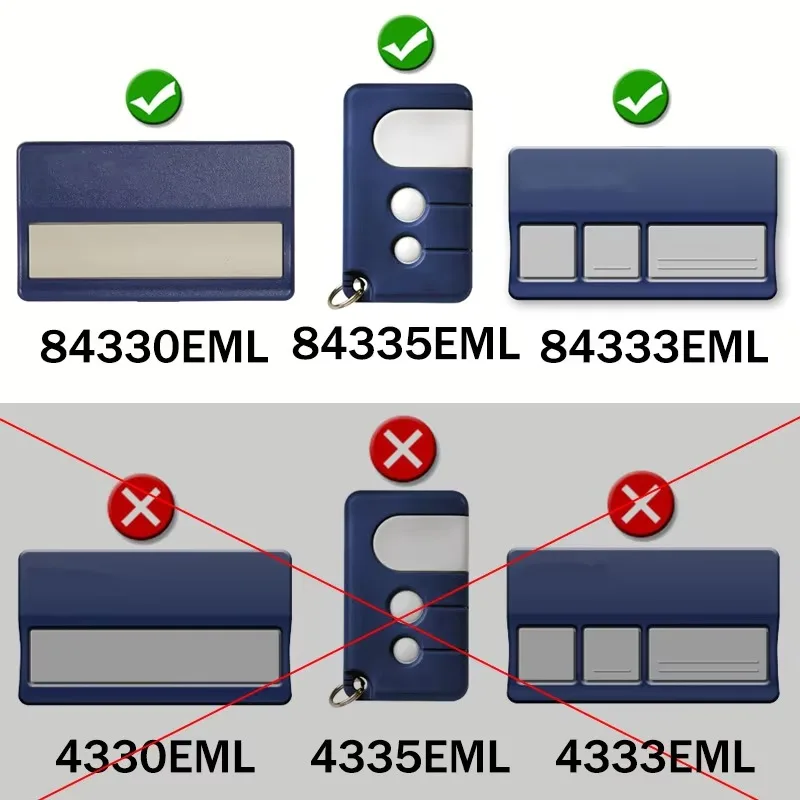 Фото LiftMaster 94335E 94334E 94333E 94330E 94335EML 94333EML 94330EML MERLIN C940 C943 C945 CM842 CM844 Пульт дистанционного управления гаражными воротами №3