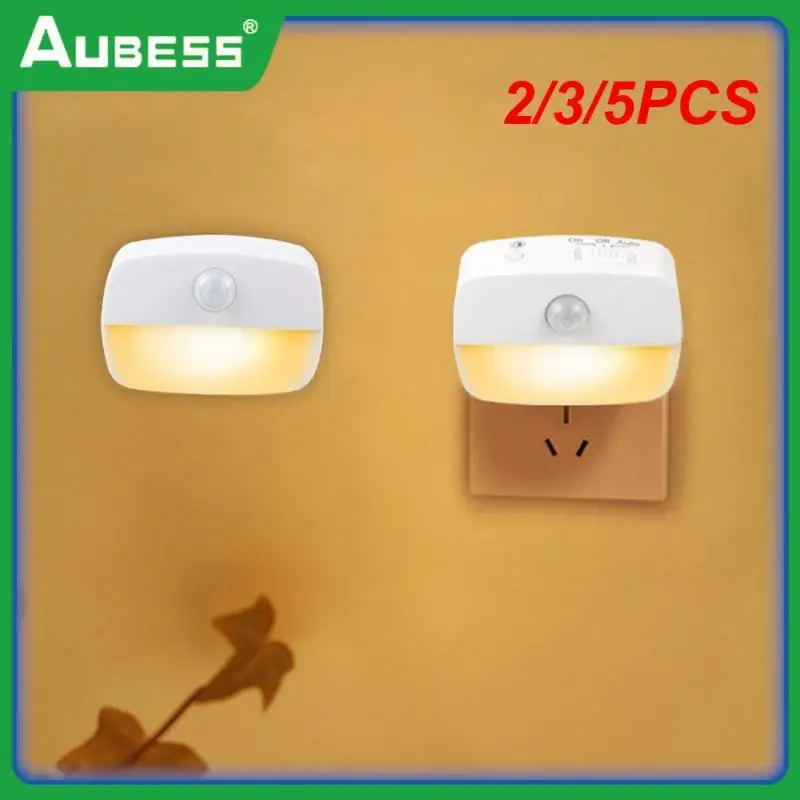 

2/3/5PCS Warm /cold/ White Led Night Light Pir Motion Sensor Led Wall Lamp Eye Protection Night Lamp