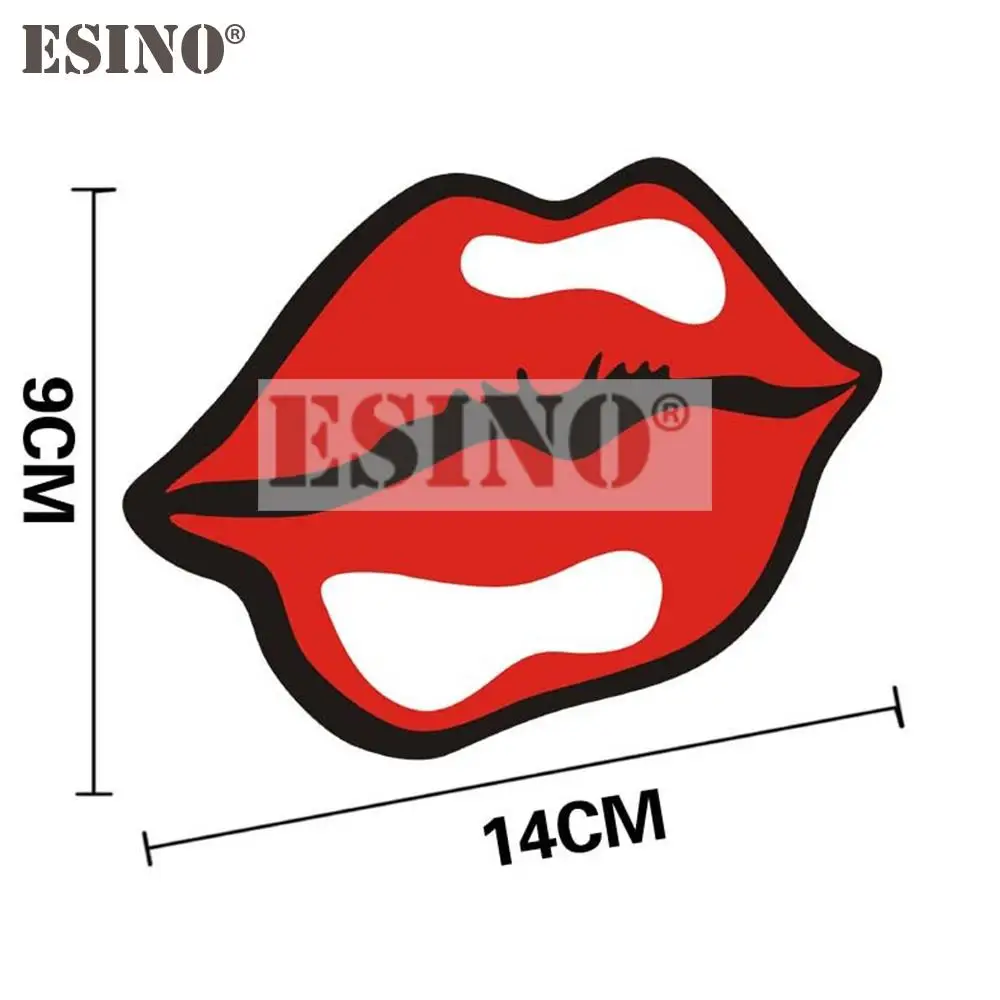 Лидер продаж креативный модный стиль сексуальные красные губы рот автомобильная