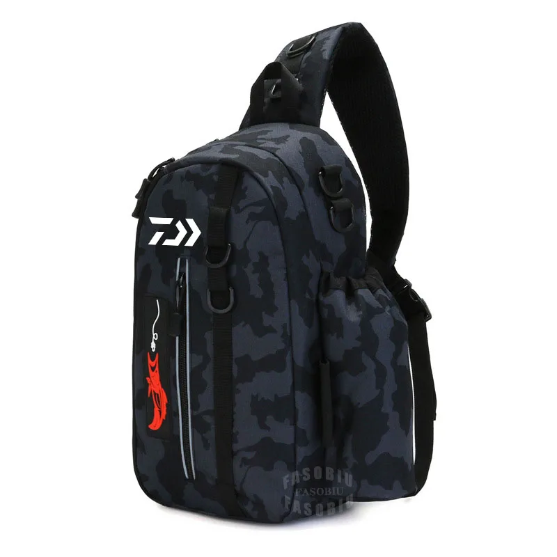 

Outdoor Multifunctional Fishing Tackle Bag Single Shoulder Crossbody Bag Waist Pack Men Multi-purpose Climbing Fishing Bag