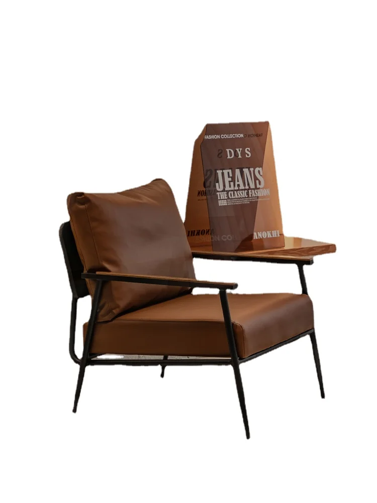 

Yy Light Luxury Minimalist Single-Seat Sofa Chair Living Room Nordic Balcony Leisure Sofa Chair