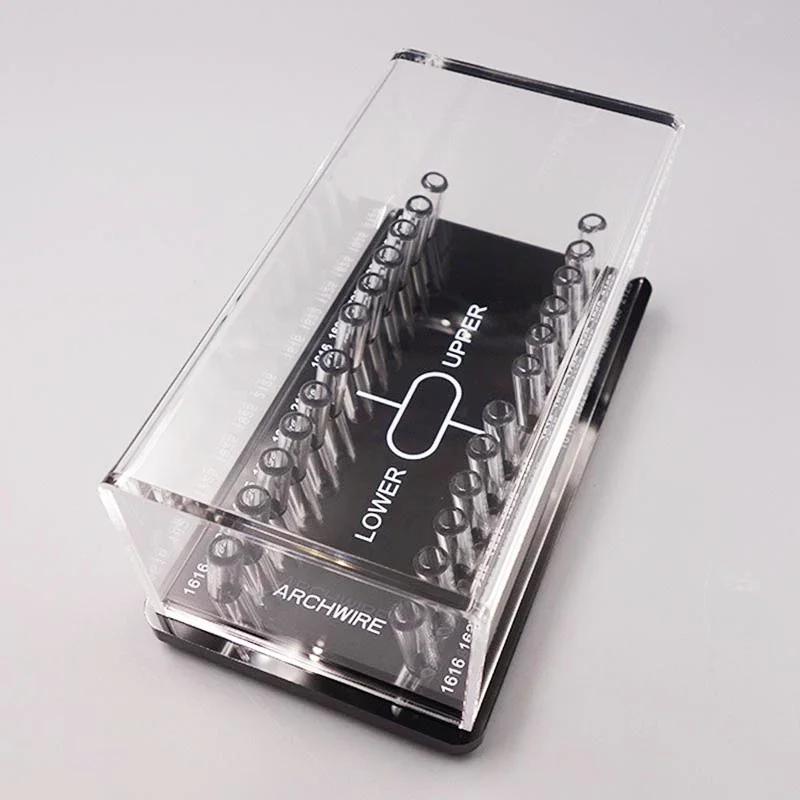 Коробка для хранения зубной проволоки-круглая прозрачная коробка