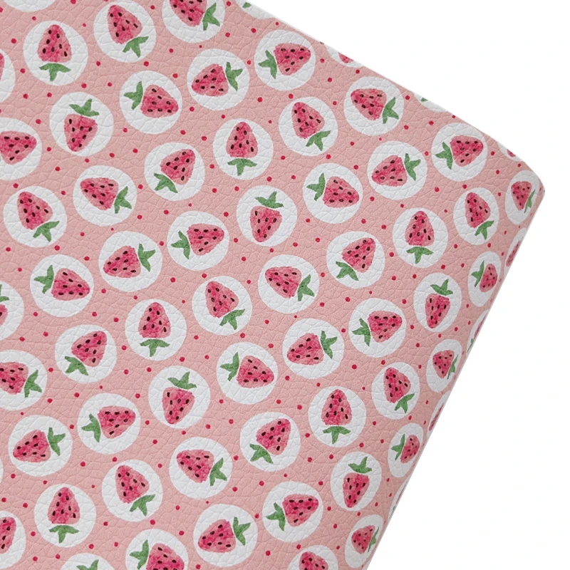 Лист из искусственной кожи в горошек 30x22 см А4 для изготовления бантов