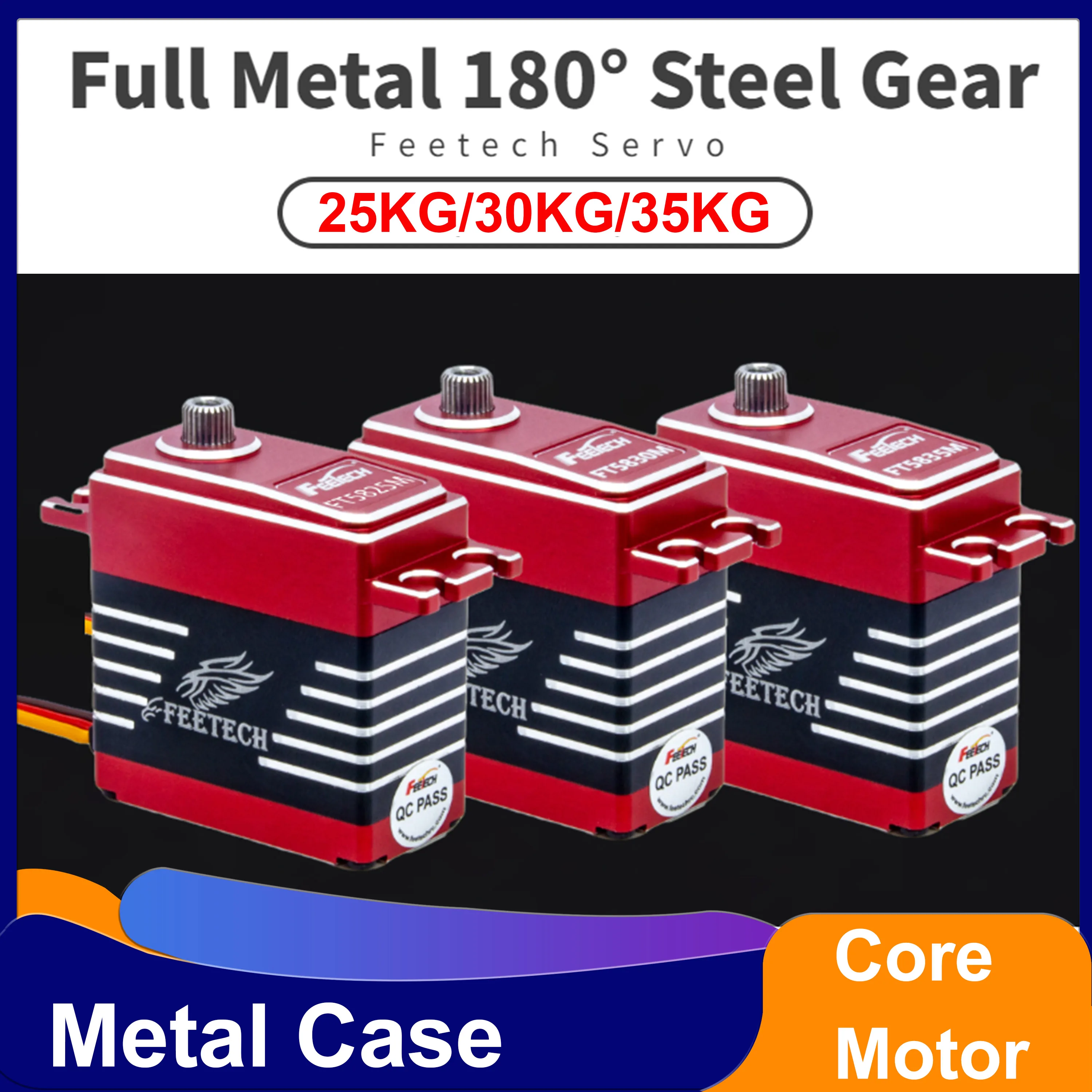 Сервопривод Радиоуправляемый, 25 кг, 30 кг