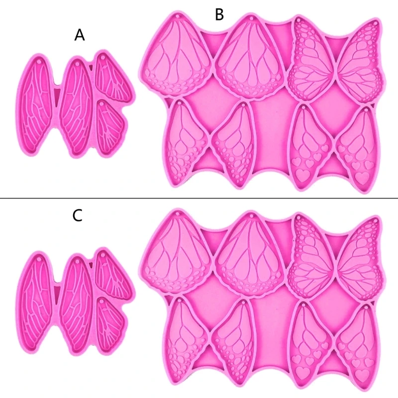 

Butterflies Style Earring Combination Ornaments Mold Epoxy Resin Jewelry Mold