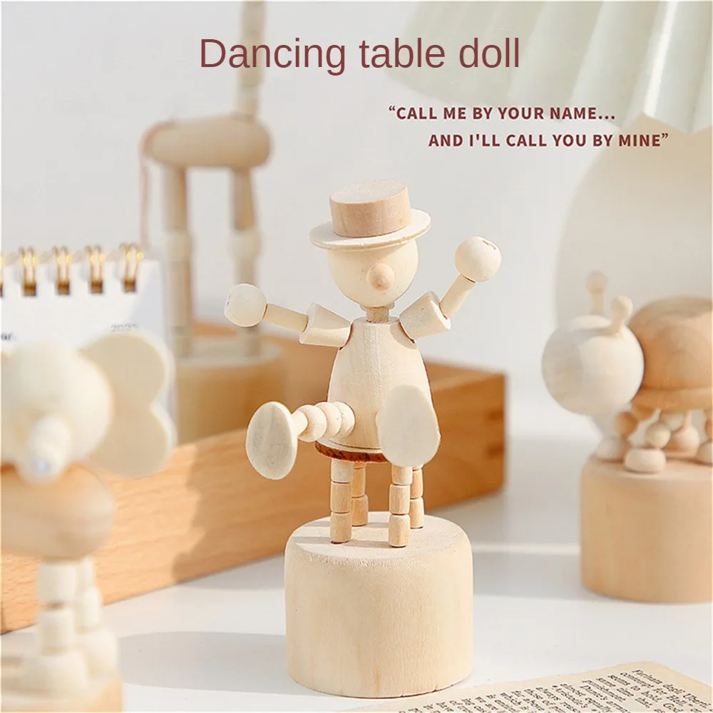

Mildew-proof Blocks Rocking Giraffe Toys Anti-corrosion Creative Clown Horse Giraffe Dog Statue Crafts Toy Rich Product Types