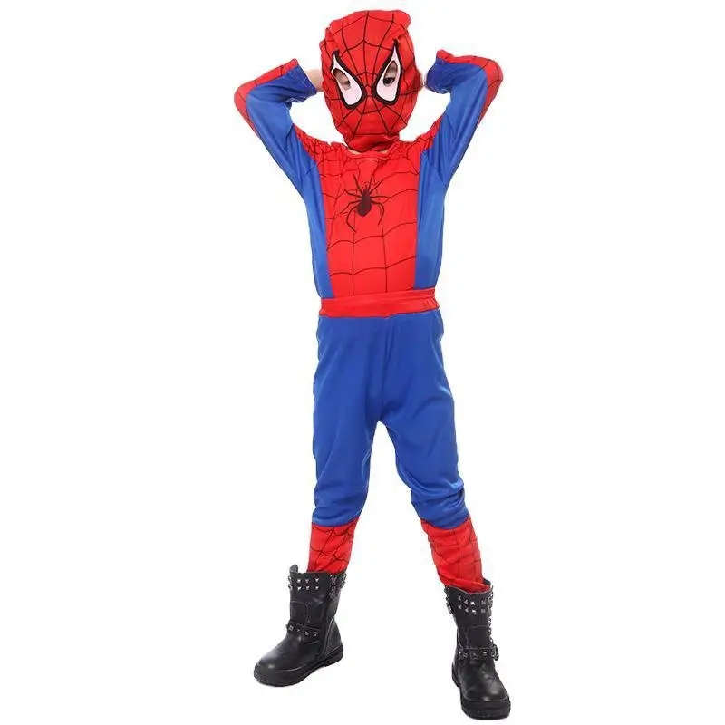

Superhero Children Spiderman Cosplay Costume Baby Boy Clothing Sets Suit Cosplay Halloween Party Toddler Kids Sleepwear