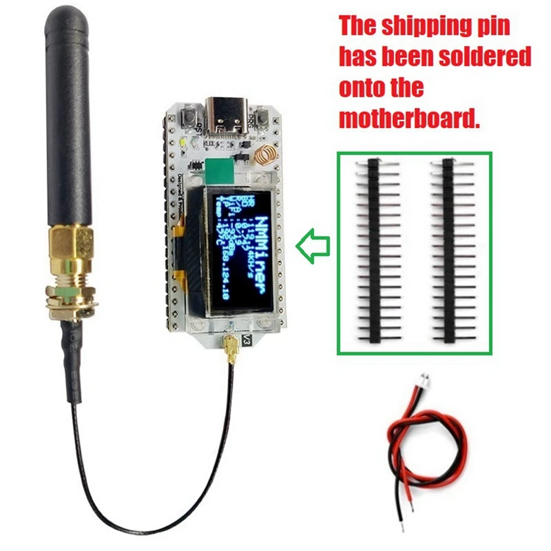 Nerdminer хэш-метр 119 кГц/с 0 96-дюймовый OLED-экран Bitcoin Solo Miner Nerd BTC Lottery ESP32