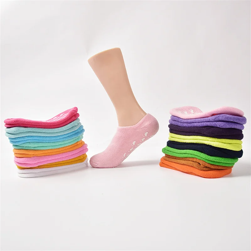 

Anti-Crack Gel Socks Yoga Socks Fall Winter Ladies Cotton Gel Socks Free Size