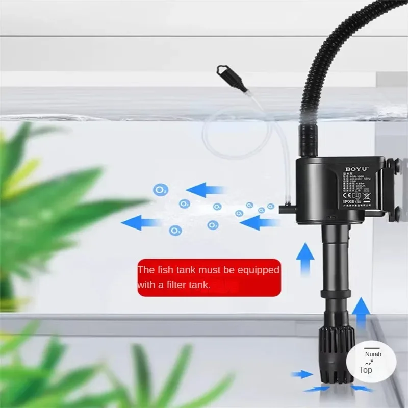 Boyu тихий три в одном аквариум кислородный фильтр одна машина фильтрация