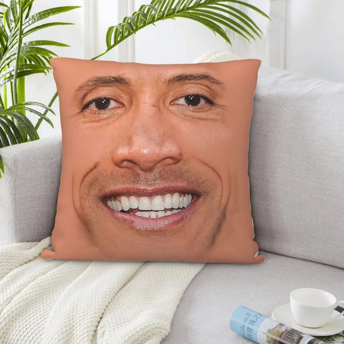 

Наволочка с изображением рок-лица Dwayne для дивана, домашняя декоративная наволочка в виде американского актера Джонсона