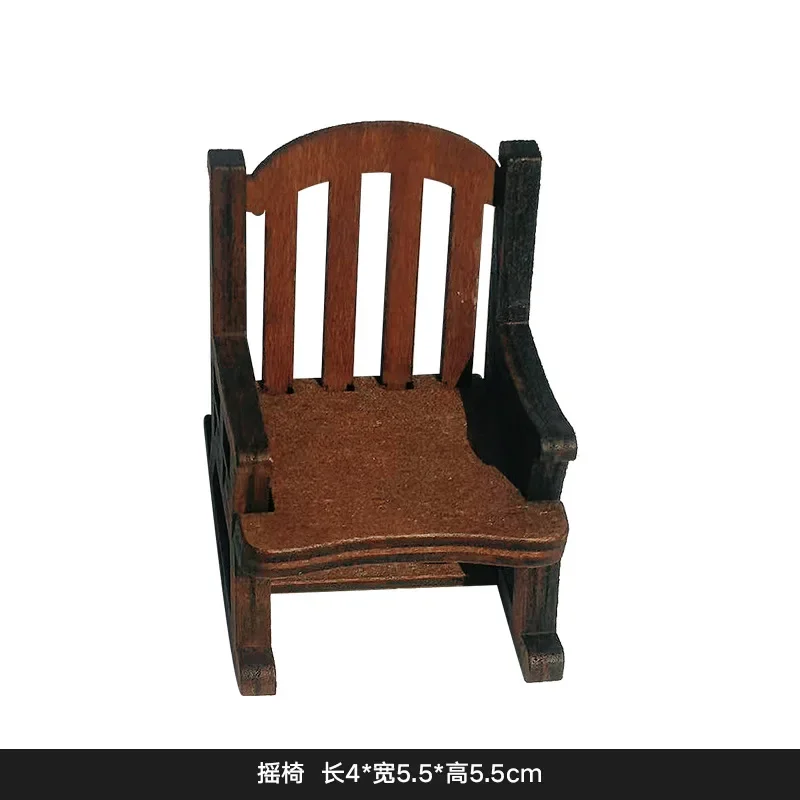 

Кресло-качалка из смолы, милое украшение ручной работы, домашний декор для рабочего стола, автомобиль, сделай сам, модный игровой маленький маятник, орнамент для декоративно-прикладного искусства