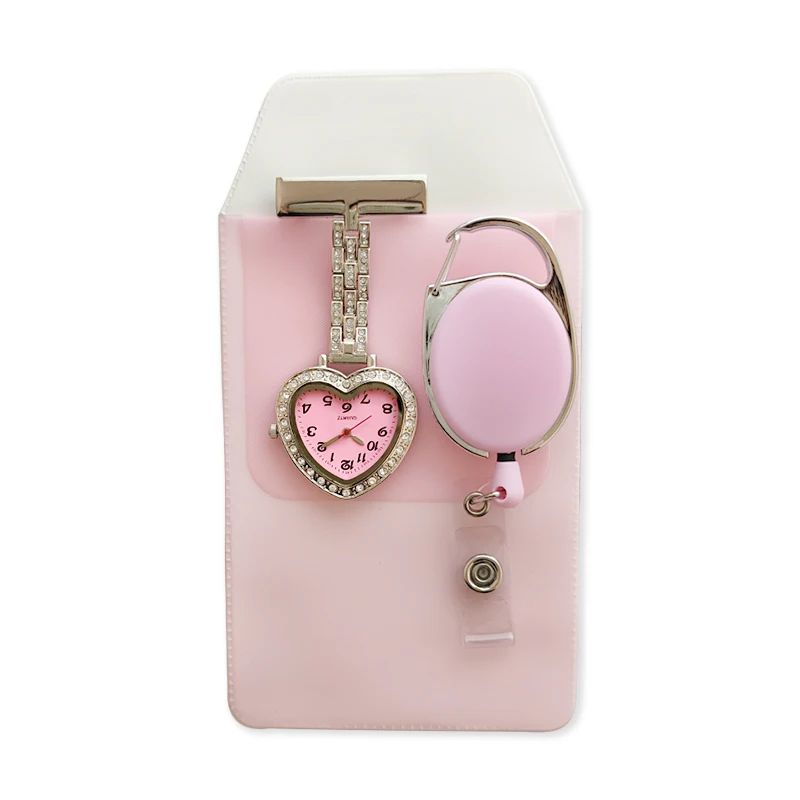 Часы для медсестры карманные + сумка ручек держатель стрейчевая Пряжка ремешок в