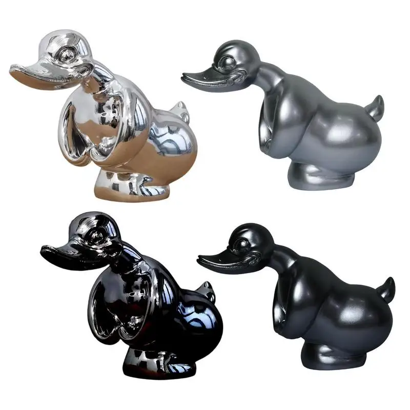 

Angry Duck Car Ornament Bonnet Front Hood Badge Auto Front Cover Duck Emblem Car Modification Accessories Exterior Decoration